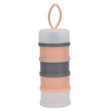 Dispensador portátil de leite em pó para alimentação em qualquer lugar, recipiente empilhável anti-derramamento para lanches de bebês com