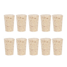 20Stk Beige Weinflaschenstopfen Aus Holz Für Zuhause, Bar Und Hochzeit