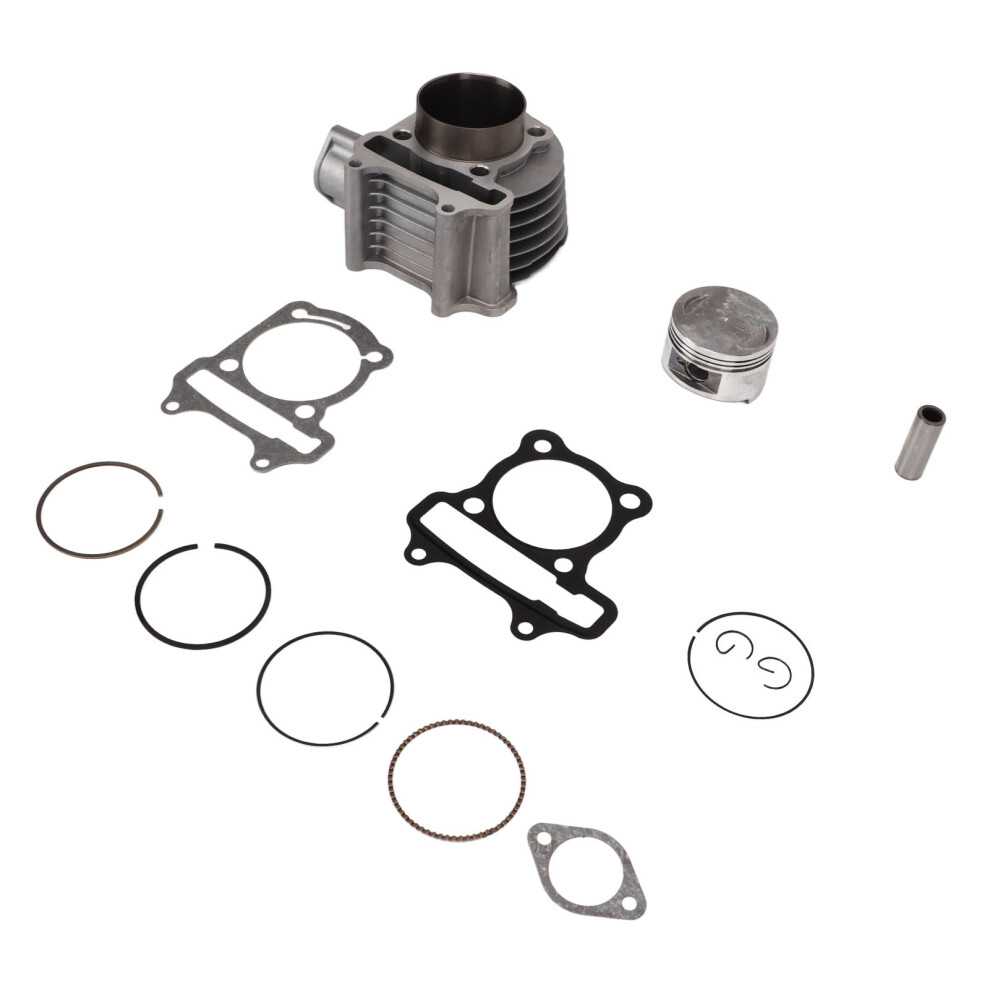 Engine Cylinder Head Kit For Gy6 150Cc Scooter, Aluminum Alloy, Piston Gasket Set 4661372640896