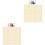 2Sets Lesezeichen Blanko Beige Zum Basteln Und Geschenk 5
