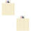 2Sets Lesezeichen Blanko Beige Zum Basteln Und Geschenk 8