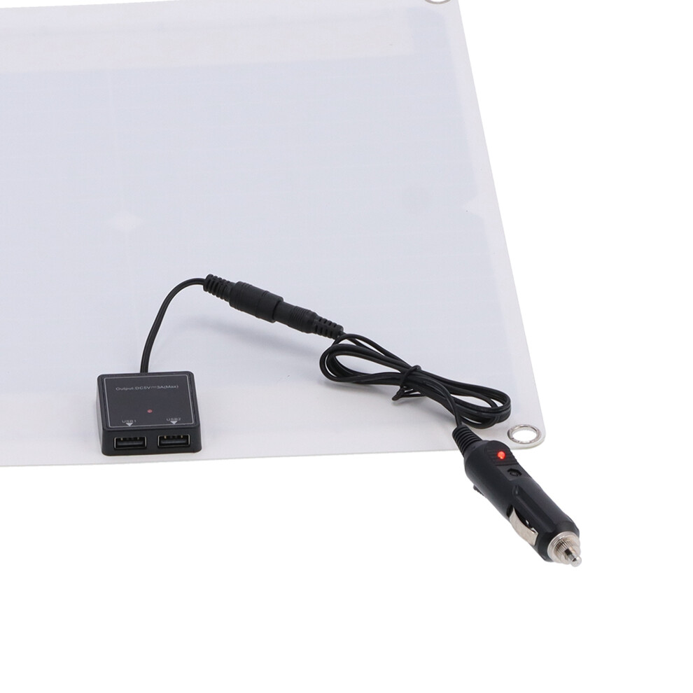 2Pcs 20V 25W Flexible Solar Panel Modul Mit 20A 7751901292171