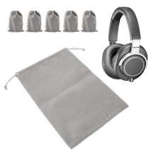 Große Kapazität Kopfhörer-Aufbewahrungstasche 20x30cm Leichte Kordelzugtasche