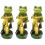 3Stk Resin Garten Ornament Hellgrün 5