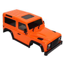Durable 144mm Orange RC Car Body Shell for 1/16 1/24 Climbing Models