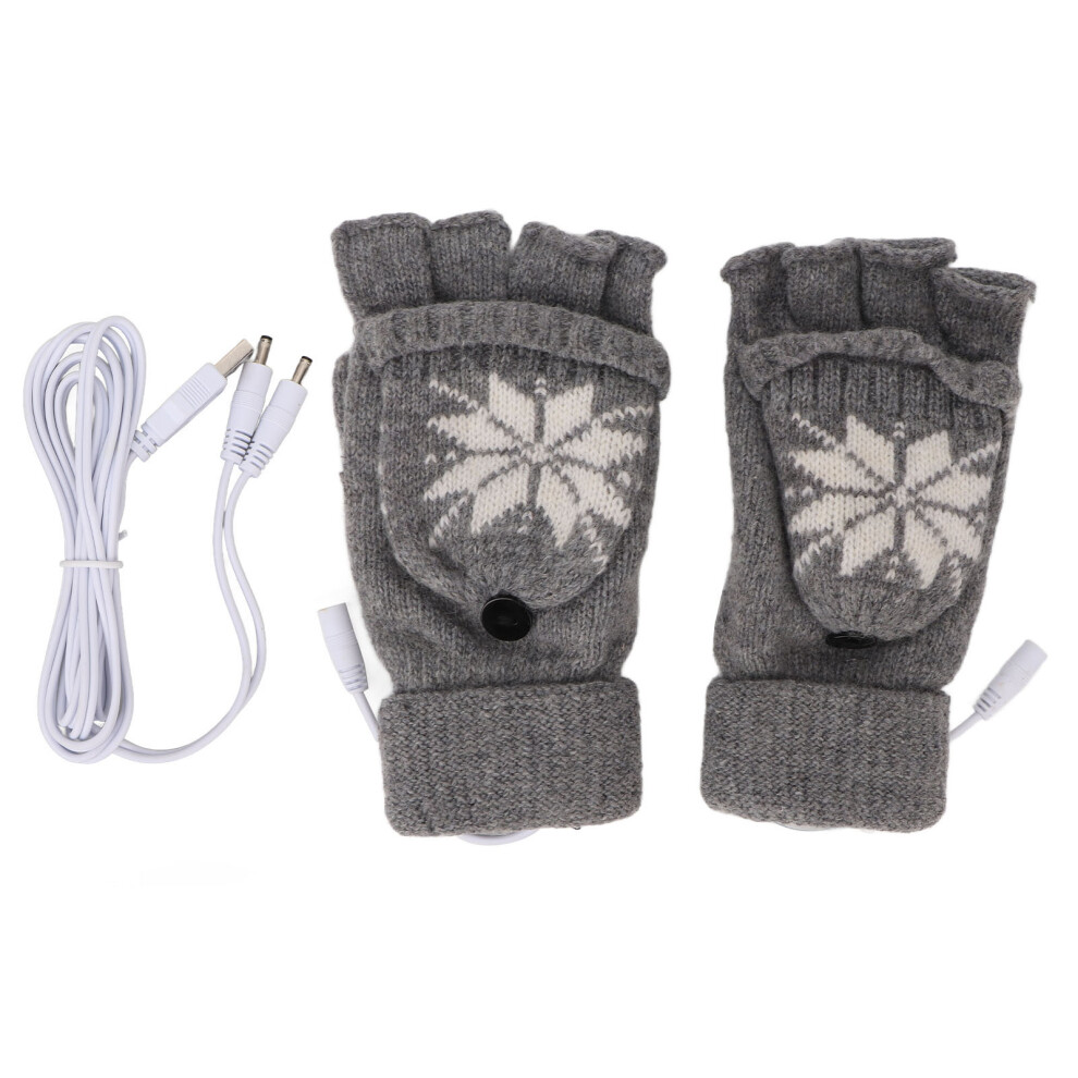 Advanced Heated Gloves, Winter Hands Warmer with Double Sided Heating, Safe USB Power Source for Convenient Heating, Premium Material Offers Incredib