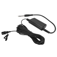 Hands-Free Lavalier Mic with Metal Clip for Clear Sound Capture