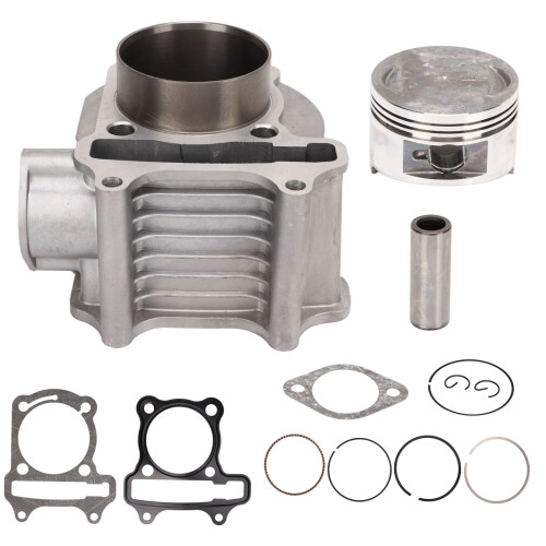 Engine Cylinder Head Kit for GY6 150cc Scooter with Piston Gasket Spring 1