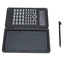 Øjenbeskyttelse LCD-skærm til genanvendelig notering, multifunktionel lommeregner med foldbart design og magnetisk bagside, miljøvenlig 6-tommer