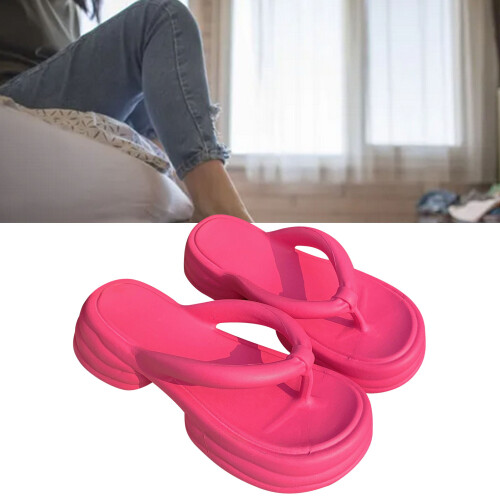 Καλοκαιρινές παντόφλες Thong για γυναίκες, με αντικραδασμική προστασία, μοντέρνες 2