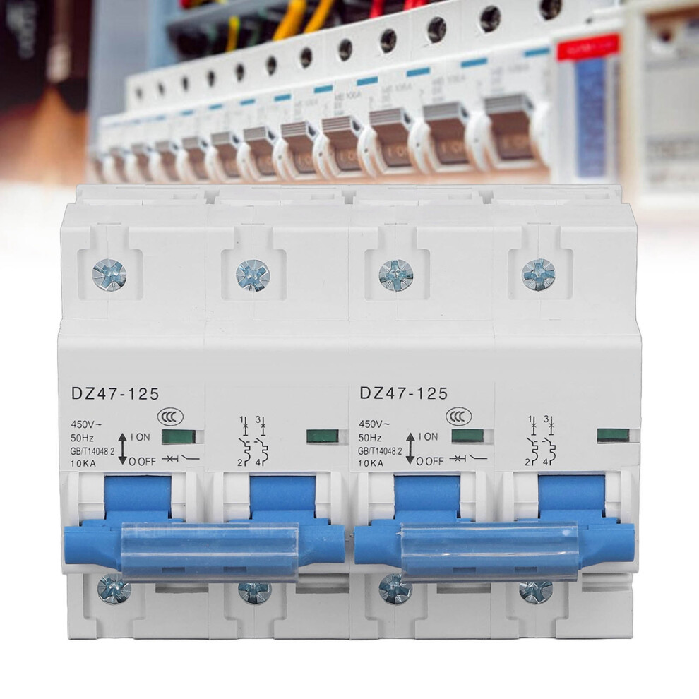Interlock Circuit Breaker 10Ka, 80A, Pvc, Rail Mount, Dual Power 8151381175411