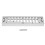 10-Hole Blues Harmonica Comb Part for SP20 Aluminum Alloy Silver Accessory 2