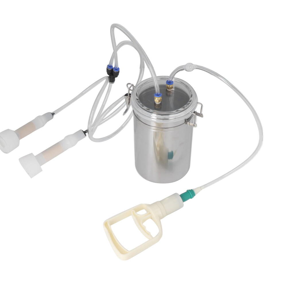Portable 2000ml Manual Milking Machine with Strong Suction Power
