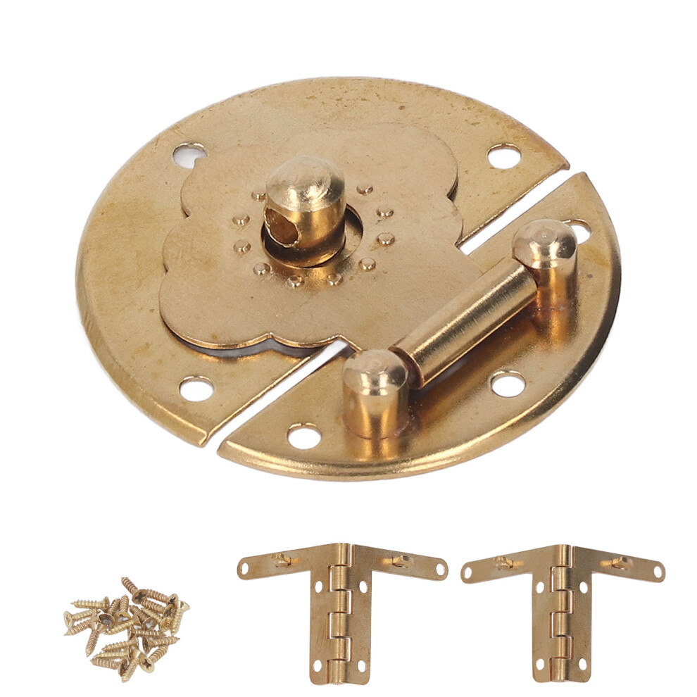 Solid Brass Hinges Gold Cabinet Hinges 90 Degree Folding Hinge With Easy Installation Hardware Rust Resistant Surface Antique Bronze Hasp Latches Deco 9399812003110