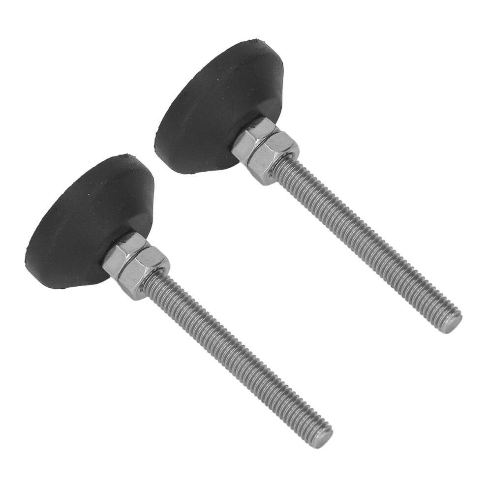 2Pcs Adjustable Furniture Glide Swivel Mounts Nylon Rubber D30xm6x50 8771372653423