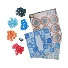 Family Strategy Board Game for Kids, Tile Placement, Paper Material