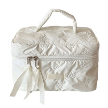 Sac à cosmétiques de voyage fonctionnel, pochette de-Blanc