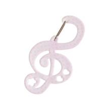 Mousqueton en forme d'étoile en acrylique, pendentif-Violet