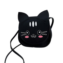 Sac à bandoulière pour enfants, Mini sac à main à thème de-Noir