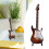 Zartes 7,1-Zoll-Mini-E-Gitarre mit Halter für Zuhause oder Büro 1