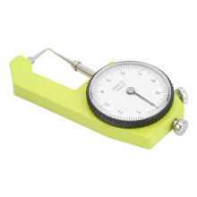 0-10mm Handheld Dial Thickness Gauge for Hollow and Round Tubes Curved Tip