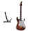 Zartes 7,1-Zoll-Mini-E-Gitarre mit Halter für Zuhause oder Büro 12