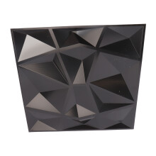 12 Stück 3D-Wandpaneele im Diamant-Design,