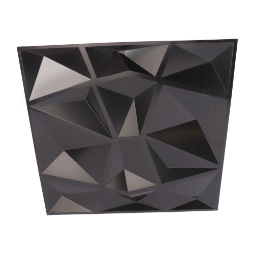 12 Stück 3D-Wandpaneele im Diamant-Design,