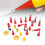 Dichtungsdüse in V-Form, Edelstahl, integriert, 6