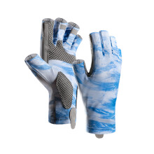 Outdoor Enthusiast's Best Friend: Fishing Gloves, Silicone Palm, Non-Slip Grip For Unmatched Control And Safety, Perfect For Fishing, Cycling, Camping