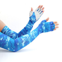 UV Protection Gloves For Women, Sunblock Arm Sleeve Cooling Fingerless UV Shield Summer Driving Cycling Glove With Palm Opening Design For Outdoor Sun