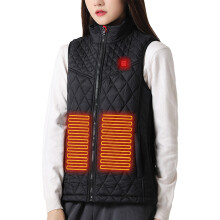 Heated Vest With Heat Zones, Warmth Electric Warming Vest For Women Featuring Tailored Design And Breathable Fabric For Cold Weather Protection