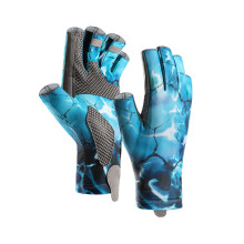 Outdoor Enthusiast's Best Friend: Fishing Gloves, Silicone Palm, Non-Slip Grip For Unmatched Control And Safety, Perfect For Fishing, Cycling, Camping
