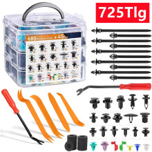 Kit de 725 fixations automobiles, clips de retenue universels pour une manipulation facile dans diverses applications automobiles