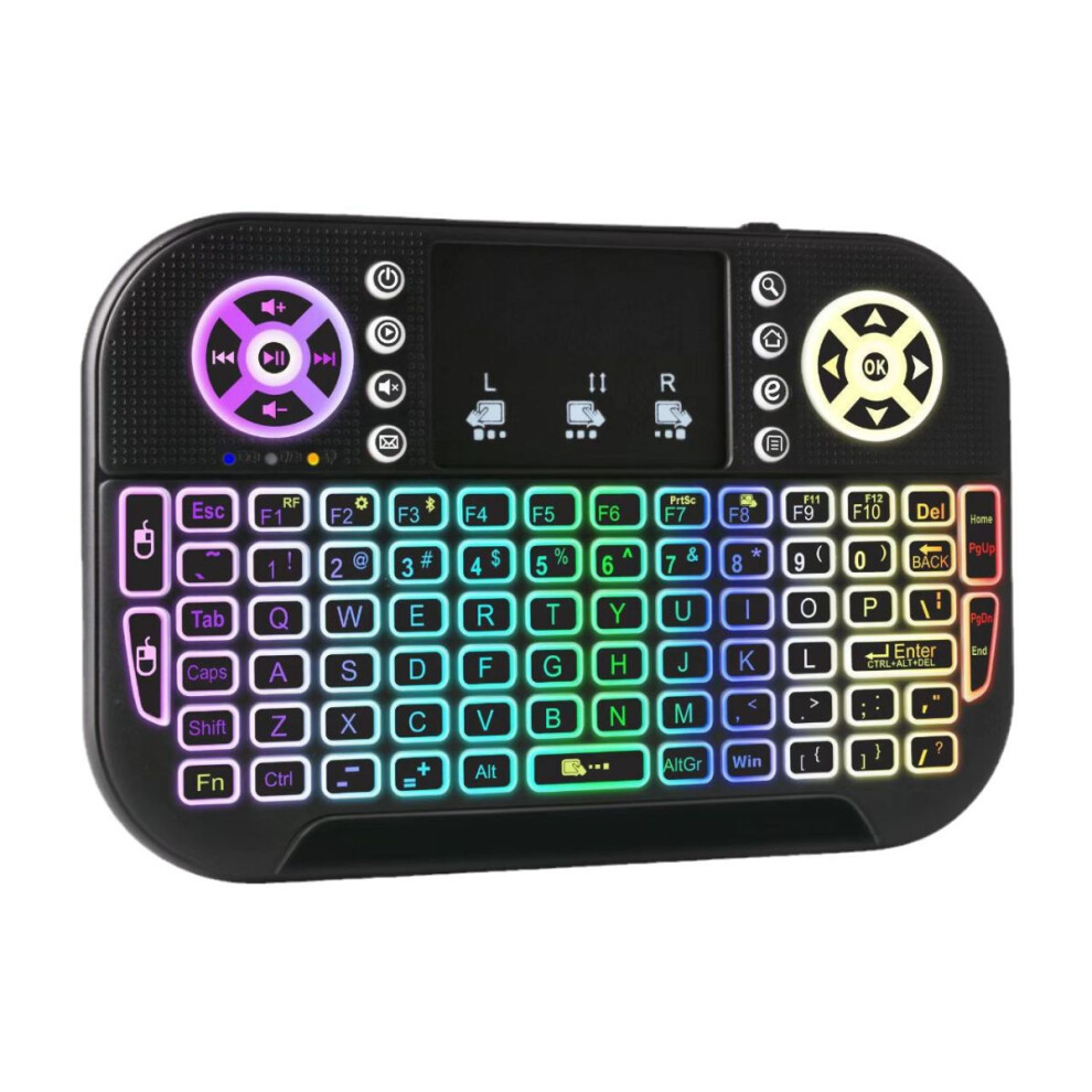 Multifunction Keyboard, Wireless Keyboard With Touchpad For Pc Smart Tv Xbox Ps4 And More Devices, Portable Mini Keyboard With Sensitive Multi-Finger 9169997404459