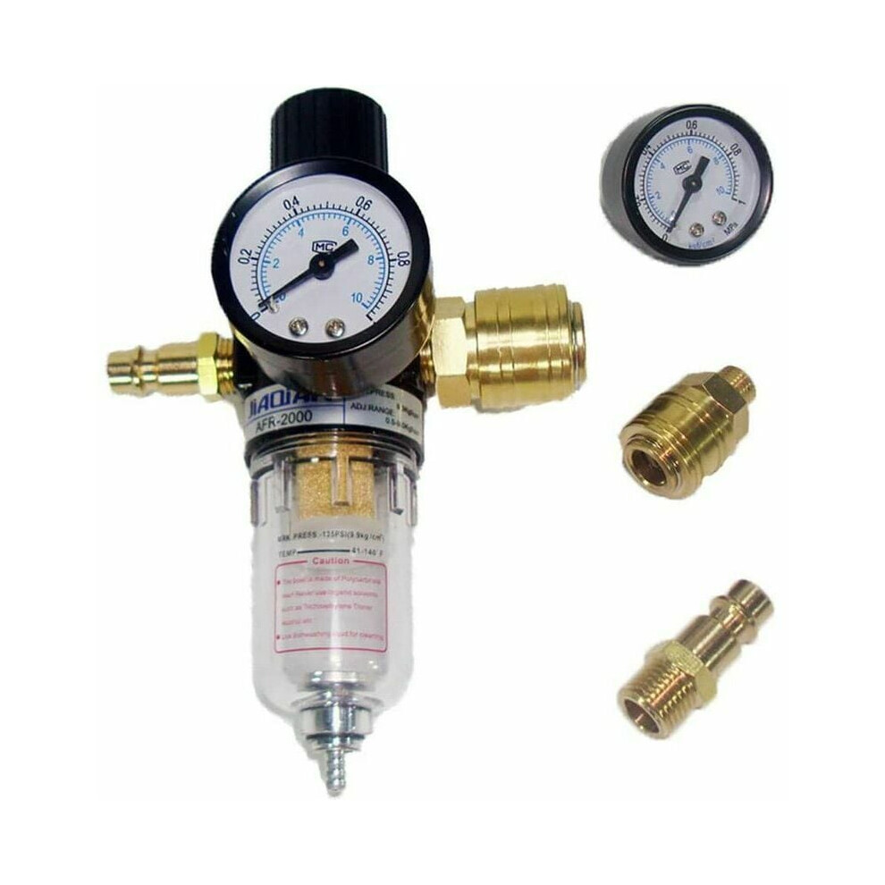 Compressor Pressure Reducing Valve For Pneumatic Applications, Air Treatment Unit With Water Separator And Filter Regulator Lubricator Combos, 9433291000434