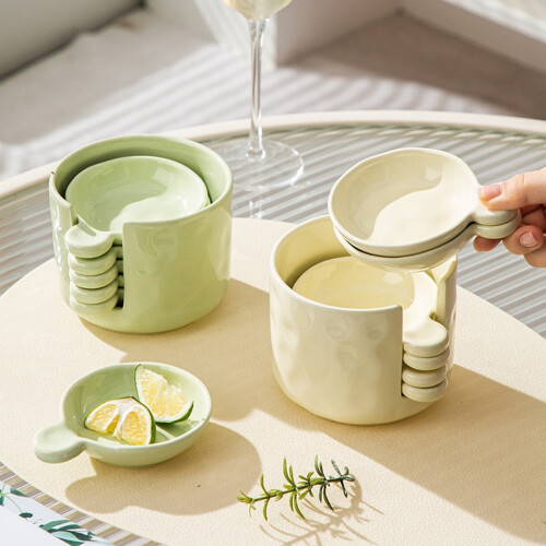 Ceramic Kitchen Essential, High-temperature Fired Stoneware Dipping Bowls Set, Stylish Modern Design Enhances Dining Experience, Versatile Use For 1
