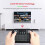 Mouse touchpad con batteria ricaricabile integrata, trasmissione wireless a doppia modalità per Windows 11, 10, XP, Linux e Android. 2