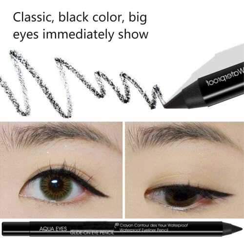 Μολύβι Eyeliner Gel με ενσωματωμένη ξύστρα, αδιάβροχο, ανθεκτικό στις μουτζούρες στυλό 1