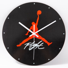 3D Wall Clock, Sports Wall Decoration Featuring Modern Design and Silent Quartz Movement, Battery Operated Wall Mount Clock for Home Decor, Vintage
