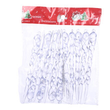 Plastic Icicle Ornaments, Clear Icicles for Christmas Tree, Hanging Icicle Ornaments Festive Decor Holiday Decor DIY Decoration Winter Wedding