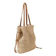 Modische, aus Baumwolle gewebte Tasche mit bequemem-Beige