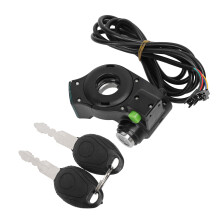 Electric Bike Throttle Grip Handlebar with Blue Font Display, ABS, 170g