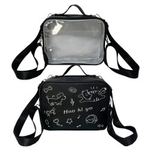 Umhängetasche Lovely Ita Rucksack Preppy Styles-Schwarz