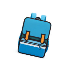Kinderrucksack im 3D-Cartoon-Stil, Schultasche für Jungen-Blau