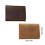 Raffinierter PU-Leder-Visitenkarten-Organizer,-Kaffeefarbe 3