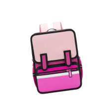 Funktioneller 3D-Rucksack für Kinder, Anime-Stil,-Rosa