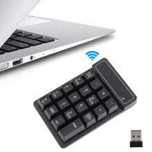 Kabellose 2,4-GHz-Mini-Zahlenblock mit 19 Tasten für Büro und Laptop