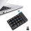Wireless 19-Key Mini Numeric Keyboard for Office & Laptop, 2.4G 1