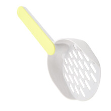 Set de pelle à litière pour chat, base en ABS, gris et vert, 26,4 11 cm